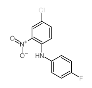 Benzenamine,4-chloro-N-(4-fluorophenyl)-2-nitro- structure