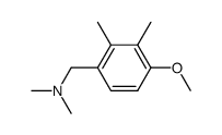 Dimethyl-(4-methoxy-2.3-dimethyl-benzyl)-amin结构式