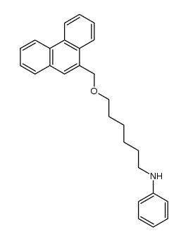 6-anilinohexyl 9-phenanthrylmethyl ether结构式