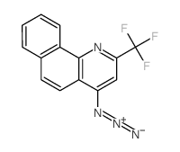 4-azido-2-(trifluoromethyl)benzo[h]quinoline结构式