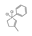 3-METHYL-1-PHENYL-2-PHOSPHOLENE 1,1-DICHLORIDE, TECH., 85结构式