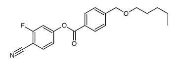 (4-cyano-3-fluorophenyl) 4-(pentoxymethyl)benzoate Structure