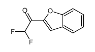 Ethanone, 1-(2-benzofuranyl)-2,2-difluoro- (9CI) Structure
