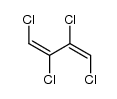 trans,trans-1,2,3,4-tetrachloro-1,3-butadiene Structure