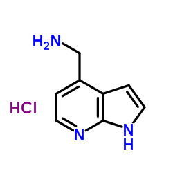 1H-pyrrolo[2,3-b]pyridin-4-ylmethanamine;hydrochloride Structure