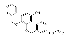 3,4-bis(phenylmethoxy)phenol,formic acid结构式