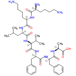 (Lys15)-Amyloid β-Protein (15-21) trifluoroacetate salt Structure