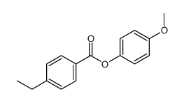 (4-methoxyphenyl) 4-ethylbenzoate Structure
