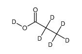 丙酸-d6结构式