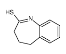 1,3,4,5-tetrahydro-1-benzazepine-2-thione结构式