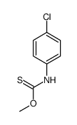 O-methyl N-(4-chlorophenyl)carbamothioate结构式