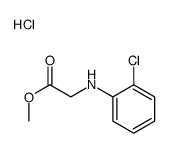 (s)-(+)-2-chlorophenylglycine methyl ester hydrochloride Structure