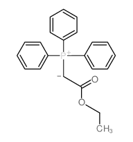 Phosphonium,(2-ethoxy-2-oxoethyl)triphenyl-, inner salt Structure