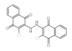 1,4-Naphthalenedione,2,2'-hydrazobis[3-chloro- (9CI)结构式