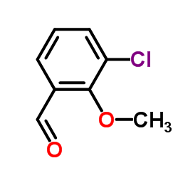 3-氯-2-甲氧基吡啶苯甲醛结构式