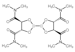 双(N,N,N',N'-四甲基-D-酒石酰胺乙二醇基)二硼结构式