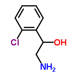 2-Amino-1-(2-chlorophenyl)ethanol Structure