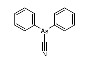 diphenylarsinecarbonitrile结构式