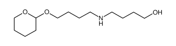 4-((4-((tetrahydro-2H-pyran-2-yl)oxy)butyl)amino)butan-1-ol结构式