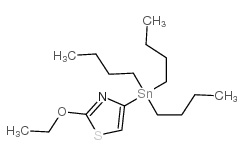 2-乙氧基-4-(三丁基锡烷基)噻唑结构式