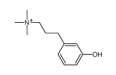 3-(3-hydroxyphenyl)propyl-trimethylazanium Structure