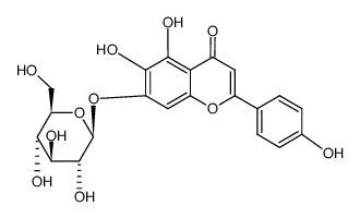 Scutellarein-7-O-glucoside structure