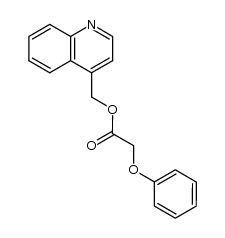 4-quinolylmethyl phenoxyethanoate结构式