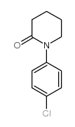 1-(4-氯苯基)-哌啶-2-酮结构式