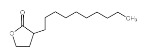 3-癸基二氢-2(3H)-呋喃酮结构式