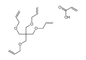 1,3-bis(prop-2-enoxy)-2,2-bis(prop-2-enoxymethyl)propane,prop-2-enoic acid Structure
