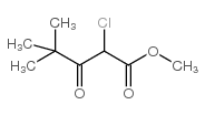 2-氯-4,4-二甲基-3-氧代戊酸甲酯结构式
