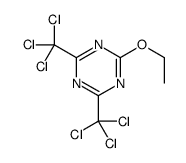 2-ethoxy-4,6-bis(trichloromethyl)-1,3,5-triazine Structure