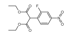 diethyl 2-(2-fluoro-4-nitrophenyl)malonate结构式