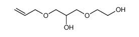 1-(2-Hydroxyethoxy)-3-(2-propenyloxy)-2-propanol结构式