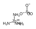 zinc tetraammonium sulfate Structure