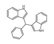 bis(indole-3-yl)phenylmethane Structure