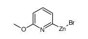 6-METHOXY-2-PYRIDYLZINC BROMIDE Structure