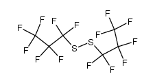 bis(heptafluoro-n-propyl) disulfide Structure