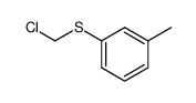 m-(Chloromethylthio)toluene结构式