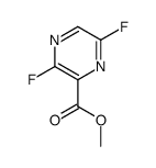 3,6-二氟吡嗪-2-羧酸甲酯结构式