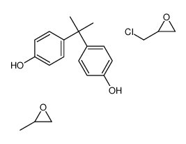4,4’-(1-甲基亚乙基)二苯酚与氯甲基环氧乙烷的聚合物结构式