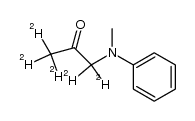 1-(methyl(phenyl)amino)propan-2-one-1,1,3,3,3-d5结构式