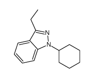 1-cyclohexyl-3-ethylindazole结构式