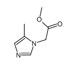 (9ci)-5-甲基-1H-咪唑-1-乙酸甲酯结构式