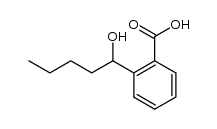 (±)-2-(1-hydroxypentyl)benzoic acid Structure