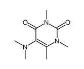 5-(Dimethylamino)-1,3,6-trimethyluracil结构式