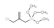 2-(氯甲基)丙烯基三甲氧基硅烷结构式
