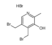 2-Methyl-3-hydroxy-4,5-bis-(bromomethyl)-pyridine hydrobromide Structure