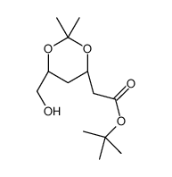 (4R,6R)-6-Hydroxymethyl-2,2-dimethyl-1,3-dioxane-4-acetic Acid 1,1-Dimethylethyl Ester structure