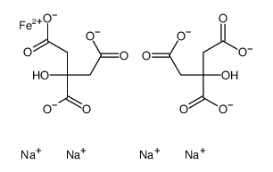 柠檬酸亚铁钠结构式